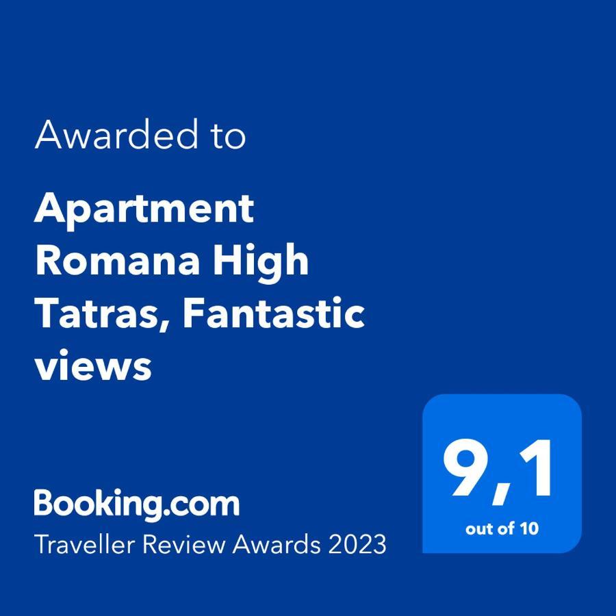 Apartment Romana High Tatras-Fantastic Views-Washer Nová Lesná エクステリア 写真